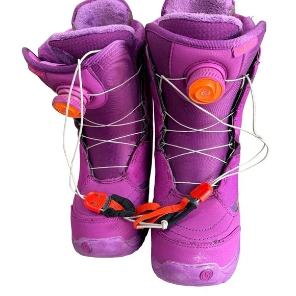 Burton Limelight BOA Imprint 2 Snowboard Boots Purple Women Size 7 - Picture 9 of 10